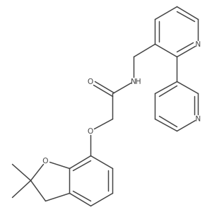 N-([2,3'-bipyridin]-3-ylmethyl)-2-((2,2-dimethyl-2,3-dihydrobenzofuran-7-yl)oxy)acetamide Structure