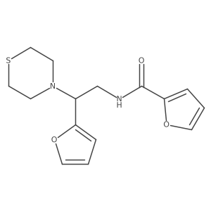N-(2-(furan-2-yl)-2-thiomorpholinoethyl)furan-2-carboxamide Structure