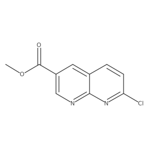 Methyl 7-chloro-1,8-naphthyridine-3-carboxylate Structure