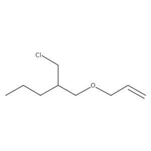 2-(Chloromethyl)-1-(prop-2-en-1-yloxy)pentane Structure