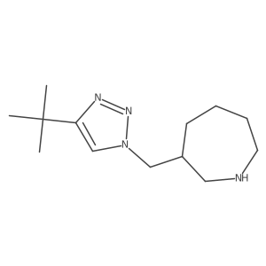 3-[(4-tert-butyl-1H-1,2,3-triazol-1-yl)methyl]azepane Structure