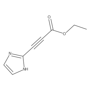 ethyl 3-(1H-imidazol-2-yl)prop-2-ynoate Structure