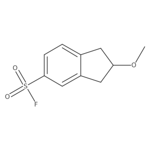 2-methoxy-2,3-dihydro-1H-indene-5-sulfonyl fluoride结构式
