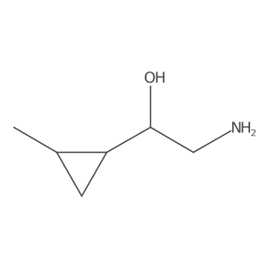 2-Amino-1-(2-methylcyclopropyl)ethan-1-ol Structure
