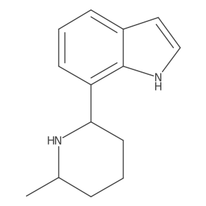 7-(6-methylpiperidin-2-yl)-1H-indole Structure