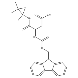 3-({[(9H-fluoren-9-yl)methoxy]carbonyl}amino)-3-[(1,2,2-trimethylcyclopropyl)carbamoyl]propanoic acid Structure