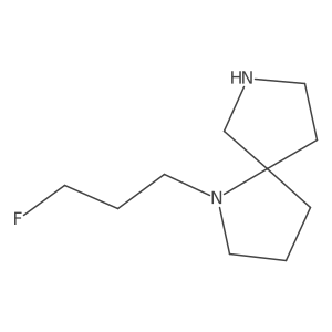 1-(3-Fluoropropyl)-1,7-diazaspiro[4.4]nonane Structure
