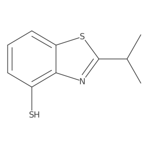 2-(Propan-2-yl)-1,3-benzothiazole-4-thiol结构式
