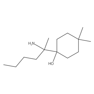 1-(2-Aminohexan-2-yl)-4,4-dimethylcyclohexan-1-ol Structure