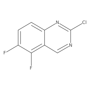 2-Chloro-5,6-difluoroquinazoline结构式