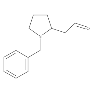 2-(1-Benzylpyrrolidin-2-yl)acetaldehyde Structure