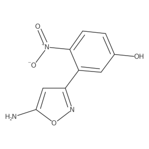 3-(5-Amino-1,2-oxazol-3-yl)-4-nitrophenol Structure