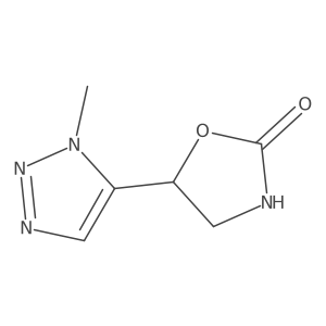 5-(1-methyl-1H-1,2,3-triazol-5-yl)-1,3-oxazolidin-2-one Structure