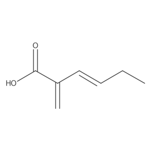 2-Methylidenehex-3-enoic acid结构式
