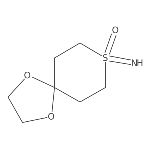 8-Imino-1,4-dioxa-8lambda6-thiaspiro[4.5]decan-8-one结构式