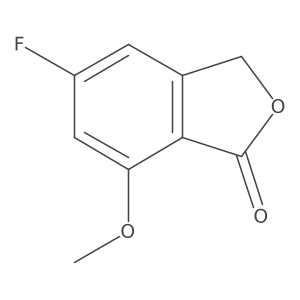 5-Fluoro-7-methoxyisobenzofuran-1(3H)-one结构式