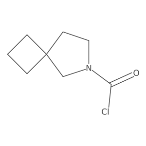 6-Azaspiro[3.4]octane-6-carbonyl chloride结构式