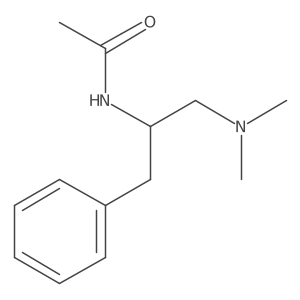 (R)-N-(1-(Dimethylamino)-3-phenylpropan-2-yl)acetamide结构式