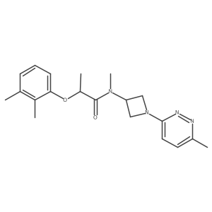 2-(2,3-dimethylphenoxy)-N-methyl-N-[1-(6-methylpyridazin-3-yl)azetidin-3-yl]propanamide Structure