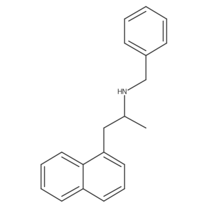 I+/--Methyl-N-(phenylmethyl)-1-naphthaleneethanamine Structure