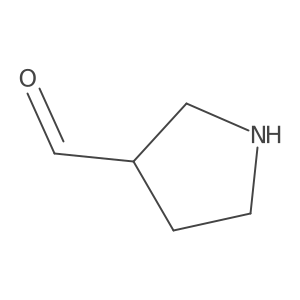 (3S)-pyrrolidine-3-carbaldehyde结构式