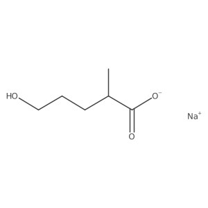 Sodium5-hydroxy-2-methylpentanoate Structure