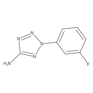 2-(3-Fluorophenyl)-2H-tetrazol-5-amine结构式