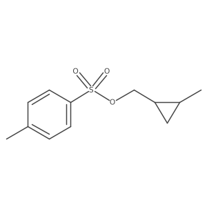 [(1S,2S)-2-methylcyclopropyl]methyl 4-methylbenzene-1-sulfonate结构式