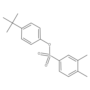 4-Tert-butylphenyl 3,4-dimethylbenzene-1-sulfonate Structure