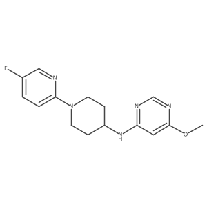 N-[1-(5-fluoropyridin-2-yl)piperidin-4-yl]-6-methoxypyrimidin-4-amine Structure
