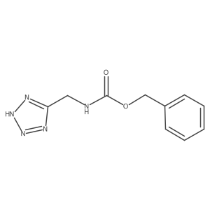 Benzyl ((1H-tetrazol-5-yl)methyl)carbamate结构式
