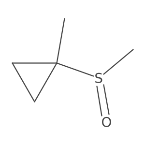1-Methanesulfinyl-1-methylcyclopropane Structure