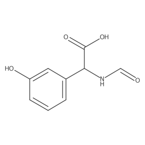 Benzeneacetic acid, I+/--(formylamino)-3-hydroxy-结构式