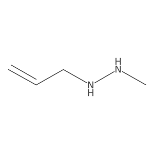 1-Methyl-2-prop-2-enylhydrazine Structure