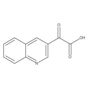 2-Oxo-2-(quinolin-3-yl)acetic acid Structure