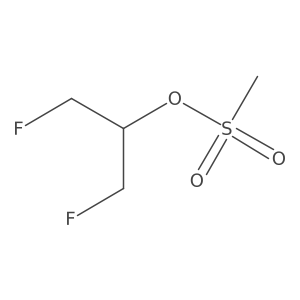 2-Fluoro-1-(fluoromethyl)ethylmethanesulfonate结构式