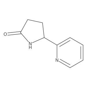 (S)-5-(Pyridin-2-yl)pyrrolidin-2-one Structure