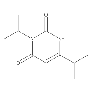 3,6-Bis(propan-2-yl)-1,2,3,4-tetrahydropyrimidine-2,4-dione结构式
