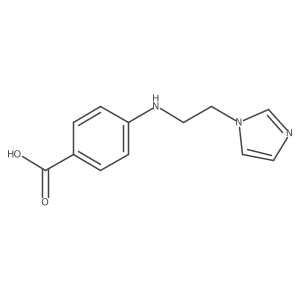 4-{[2-(1H-imidazol-1-yl)ethyl]amino}benzoic acid Structure