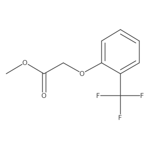 Methyl 2-[2-(trifluoromethyl)phenoxy]acetate Structure