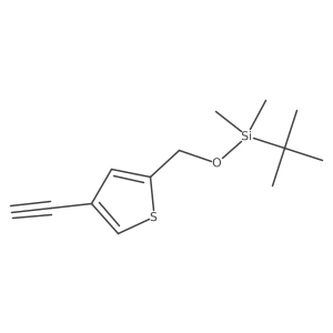 t-Butyl[(4-ethynyl-2-thienyl)methoxy]dimethylsilane结构式