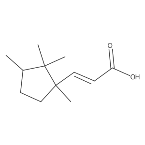 (Z)-3-(1,2,2,3-Tetramethylcyclopentyl)prop-2-enoic acid Structure