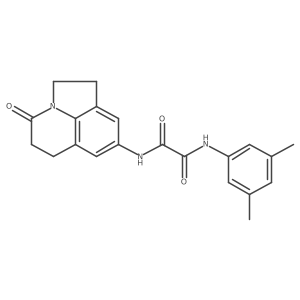 N1-(3,5-dimethylphenyl)-N2-(4-oxo-2,4,5,6-tetrahydro-1H-pyrrolo[3,2,1-ij]quinolin-8-yl)oxalamide Structure