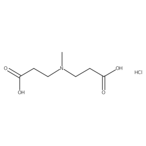 N-(2-Carboxyethyl)-N-methyl-b-alanine HCl结构式
