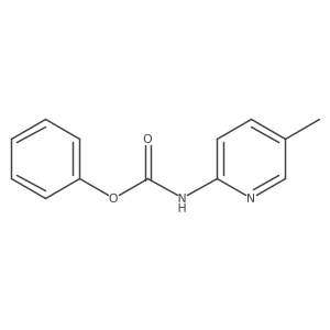 (5-Methyl-pyridin-2-yl)-carbamic acid phenyl ester结构式