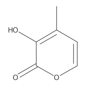 3-Hydroxy-4-methyl-2H-pyran-2-one Structure