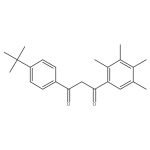 1-[4-(1,1-Dimethylethyl)phenyl]-3-(2,3,4,5-tetramethylphenyl)-1,3-propanedione Structure