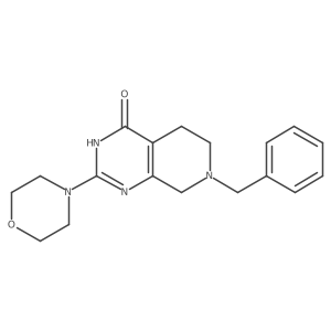 7-Benzyl-2-morpholino-5,6,7,8-tetrahydropyrido[3,4-d]pyrimidin-4(3H)-one Structure