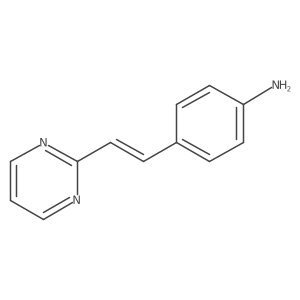 Benzenamine, 4-[2-(2-pyrimidinyl)ethenyl]-, (E)-结构式