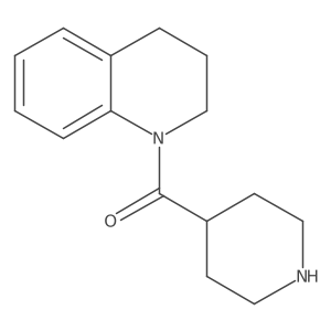 1-(Piperidine-4-carbonyl)-1,2,3,4-tetrahydroquinoline结构式